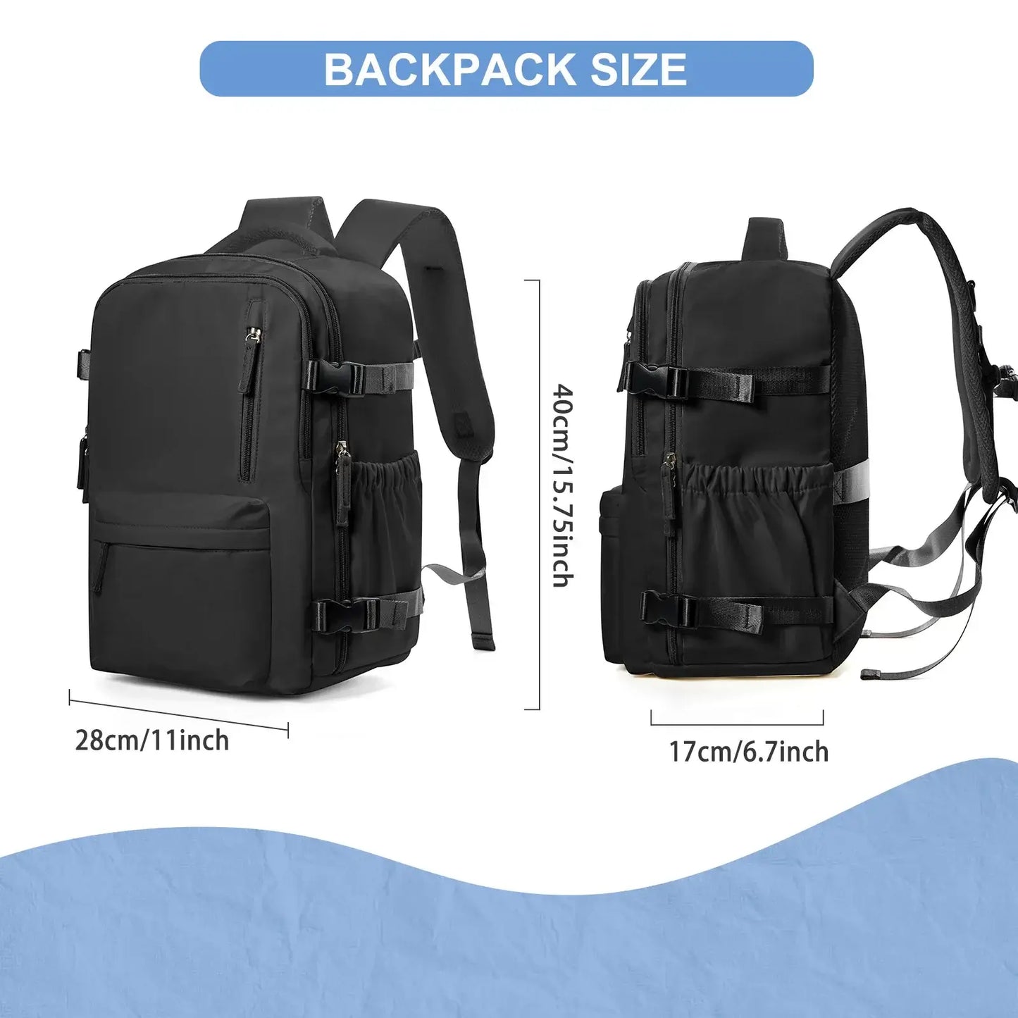 Marketing image - Cabin Travel Backpack 40x30x20  Hand Luggage Cabin Backpack