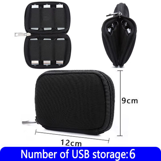 USB Flash Drive Case Storage Bag Dustproof Thumb Drive Holder Organizer Box Electronic Accessories Storage Box for Drive Pen