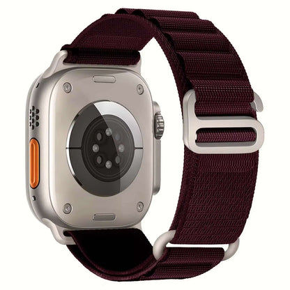 Alpine Loop Strap for Apple Watch Band Ultra 2 49Mm 46Mm 44Mm 40Mm 45Mm 41Mm 42Mm 38Mm Nylon Bracelet Iwatch 10 9 8 7 6 SE Band