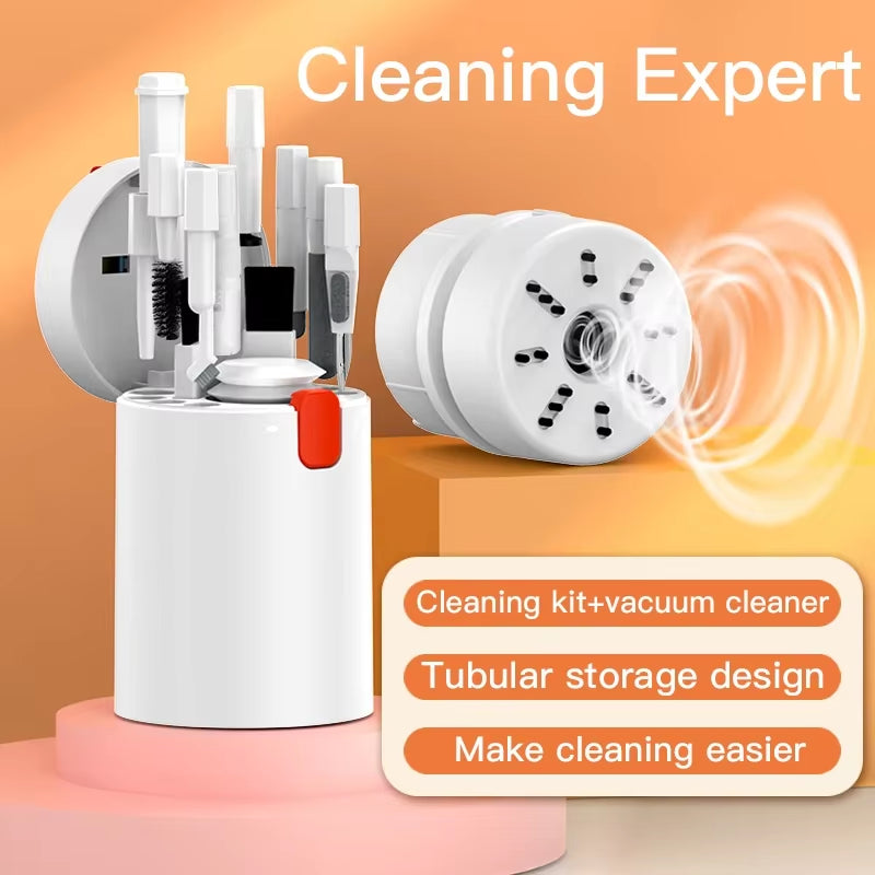 New 21 in 1 Bluetooth Headset Computer Keyboard Cleaning Pen Earplugs Multifunctional Storage Screen Cleaning Brush Set Artifact