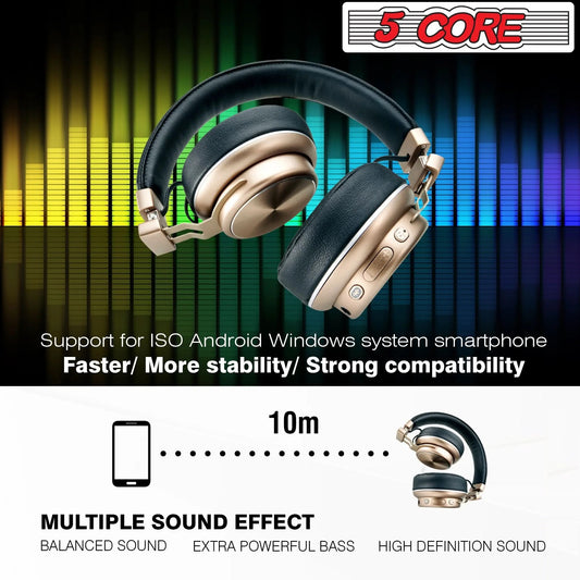 3x 5 CORE Bluetooth Headphones 