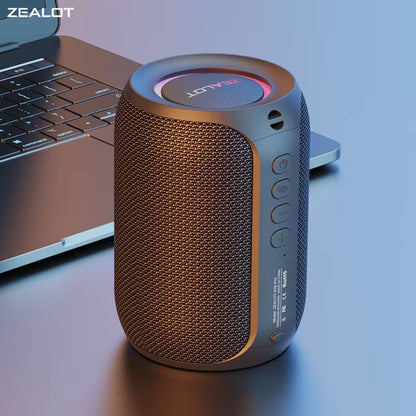 -S32Pro Powerful Bluetooth Speaker, Bass Wireless, LED Light, Outdoor Speakers, Subwoofer, Waterproof Sound Box Support