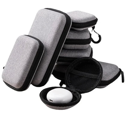 Mini EVA Storage Bag Pouch Carrying Bag Zipper Earphone Case